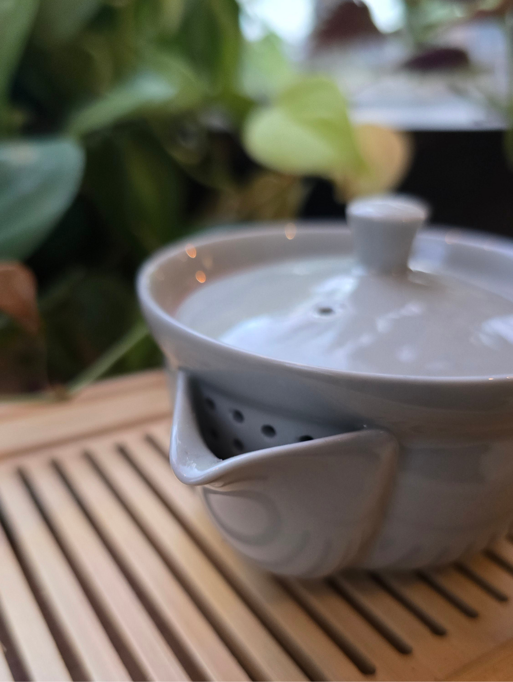 Wood Ash Glaze Ceramic Grab Pot