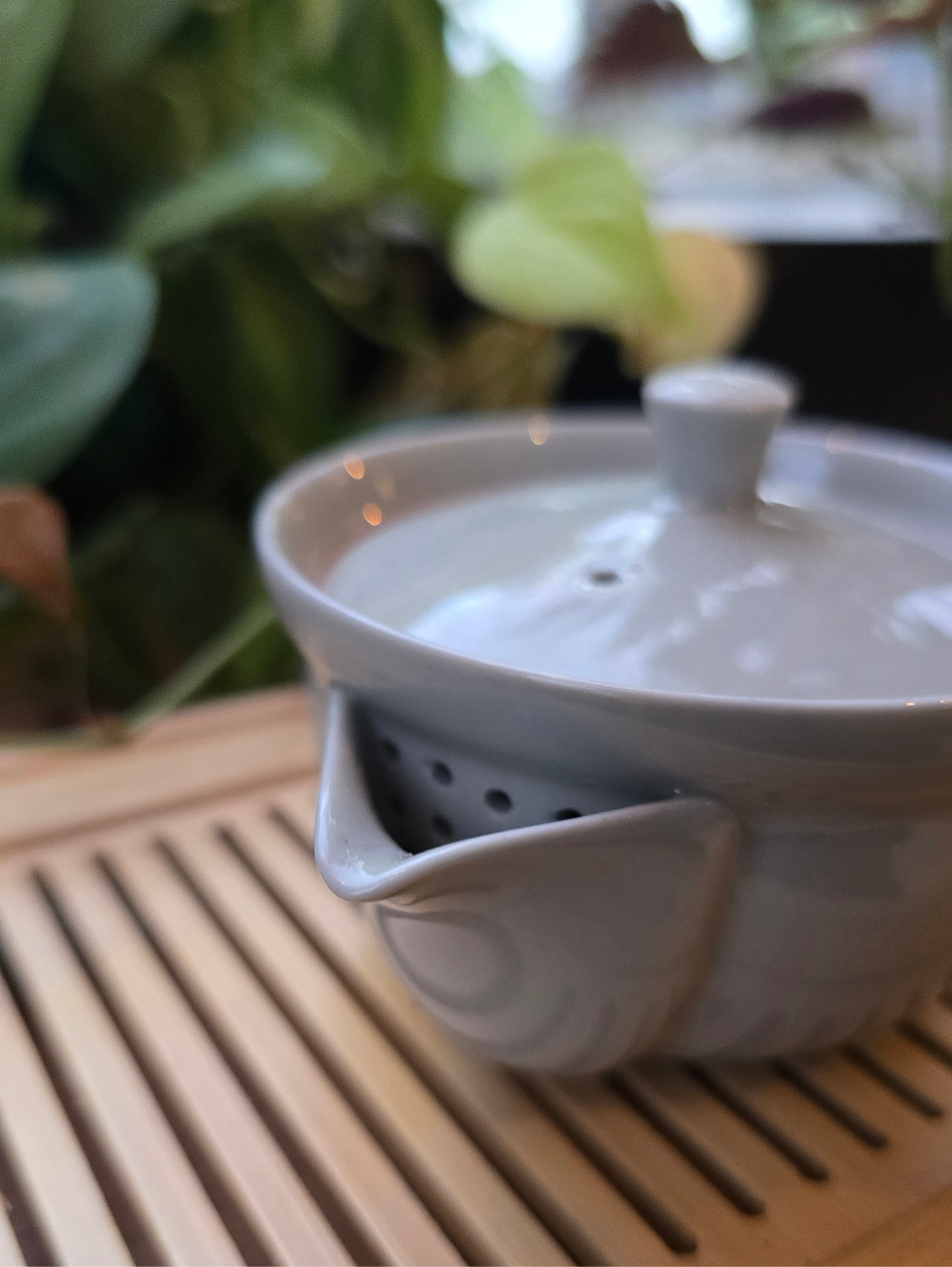 Wood Ash Glaze Ceramic Grab Pot